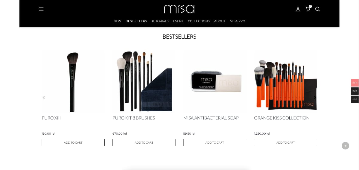 Online store of makeup brushes - Misastore.com 6