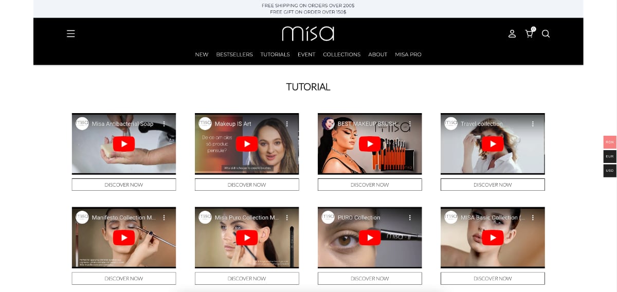 Online store of makeup brushes - Misastore.com 19