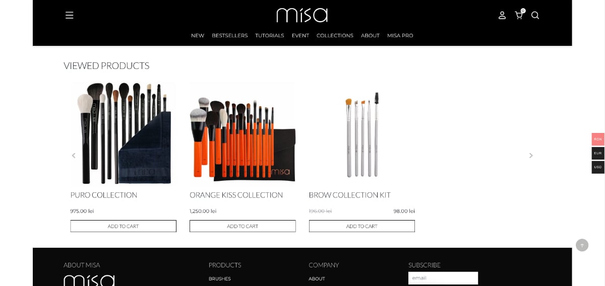 Online store of makeup brushes - Misastore.com 16