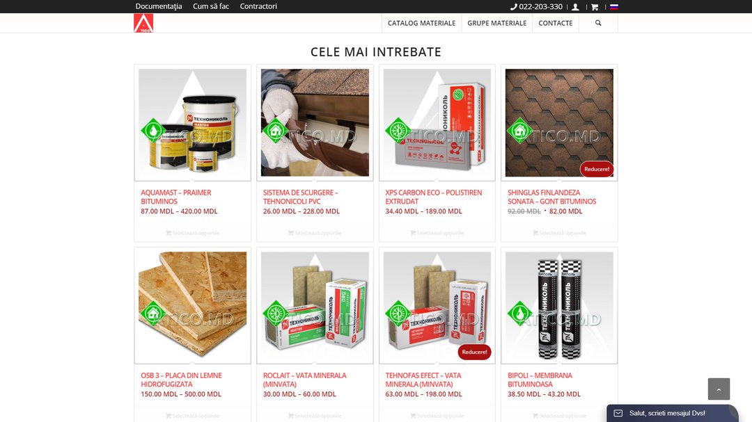 Site - catalog of the company Atiko Plus 3