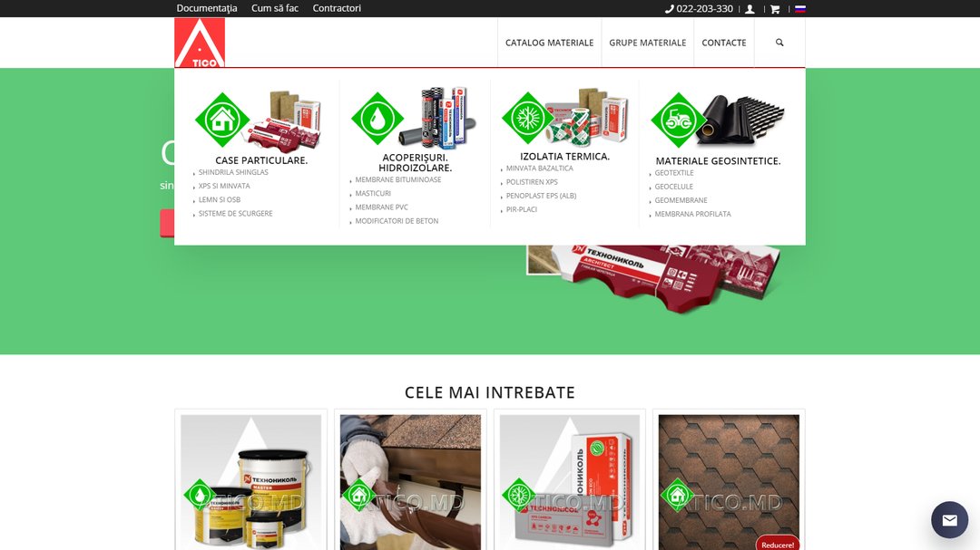 Site - catalog of the company Atiko Plus 7