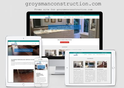 Groysman Construction website