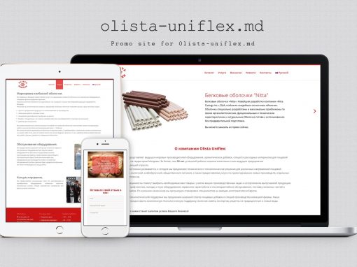 Company website - Olista Uniflex