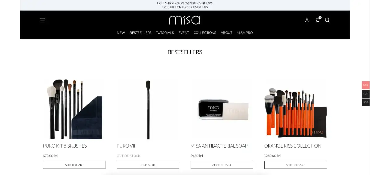 Online store of makeup brushes - Misastore.com 18
