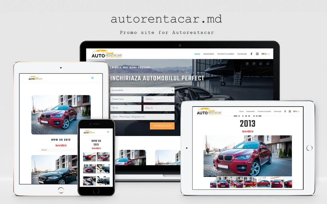 Site - catalog of Autorentacar company