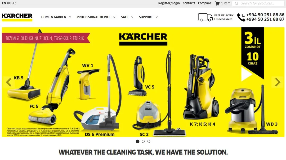 Online Store - Karcher Azerbaijan 5