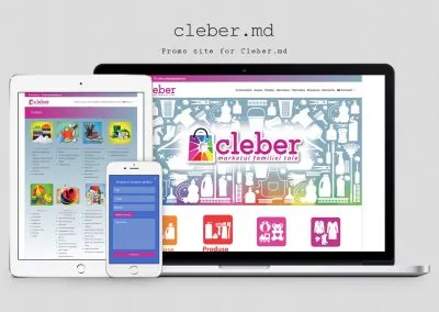 Сайт компании — Cleber