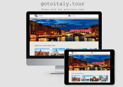 Туристический сайт — Go to Italy Tours