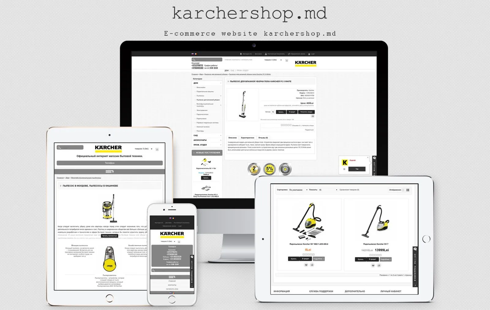 Online store - Karcher Moldova 1