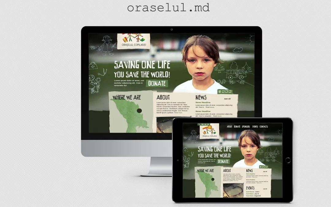 Charity website - Oraselul