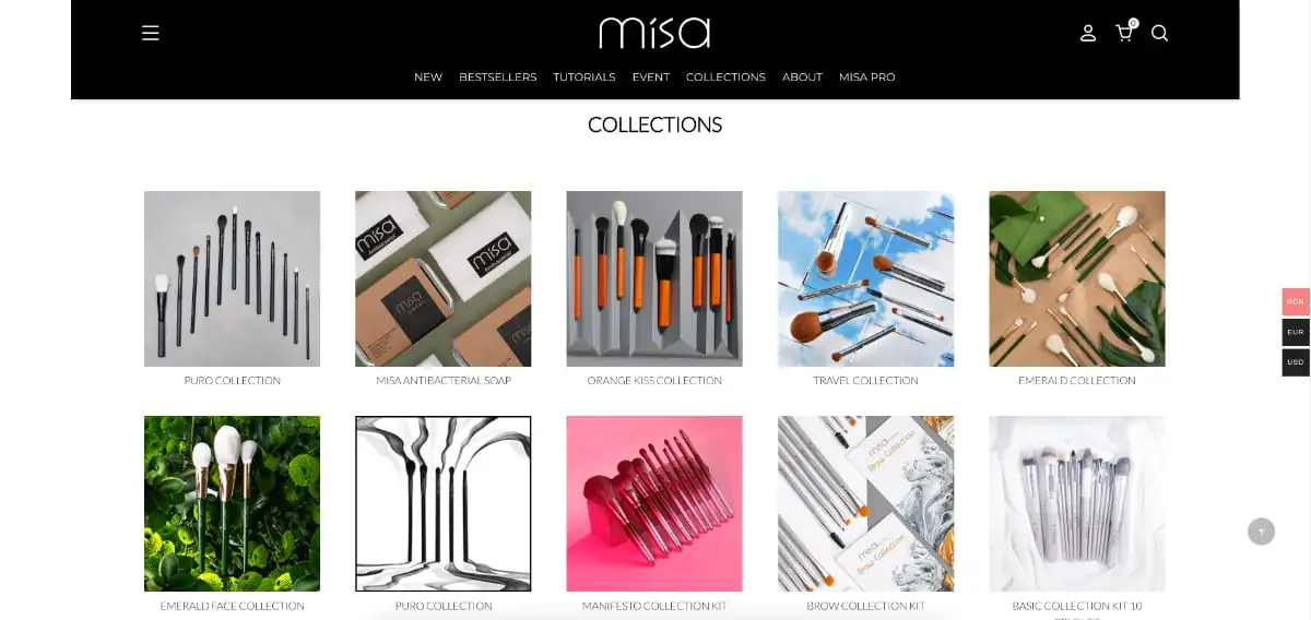 Online store of makeup brushes - Misastore.com 20